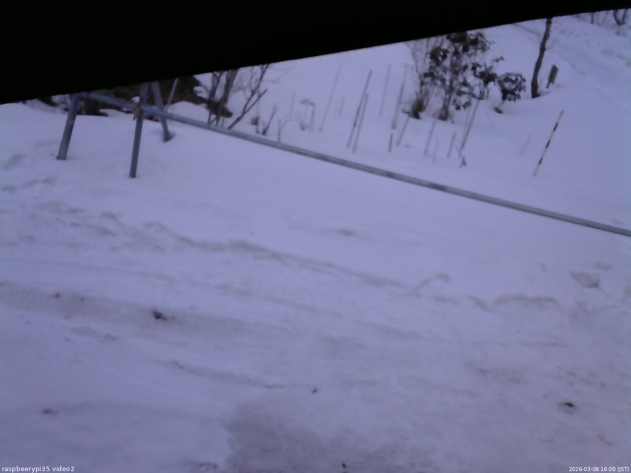 長野県菅平高原 ゆたか山荘 駐車場 2026/03/08 16:00