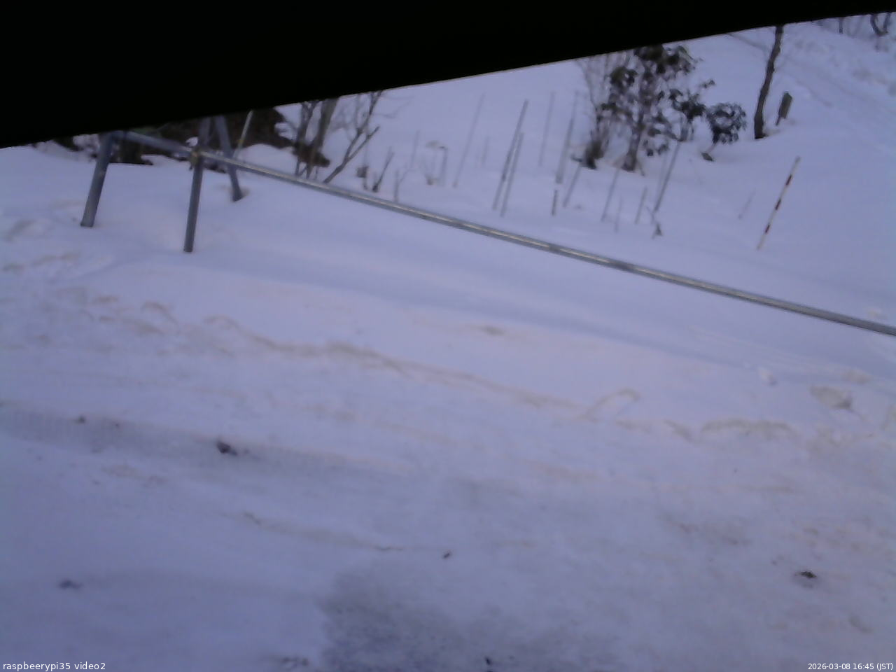 長野県菅平高原 ゆたか山荘 駐車場 2026/03/08 16:45