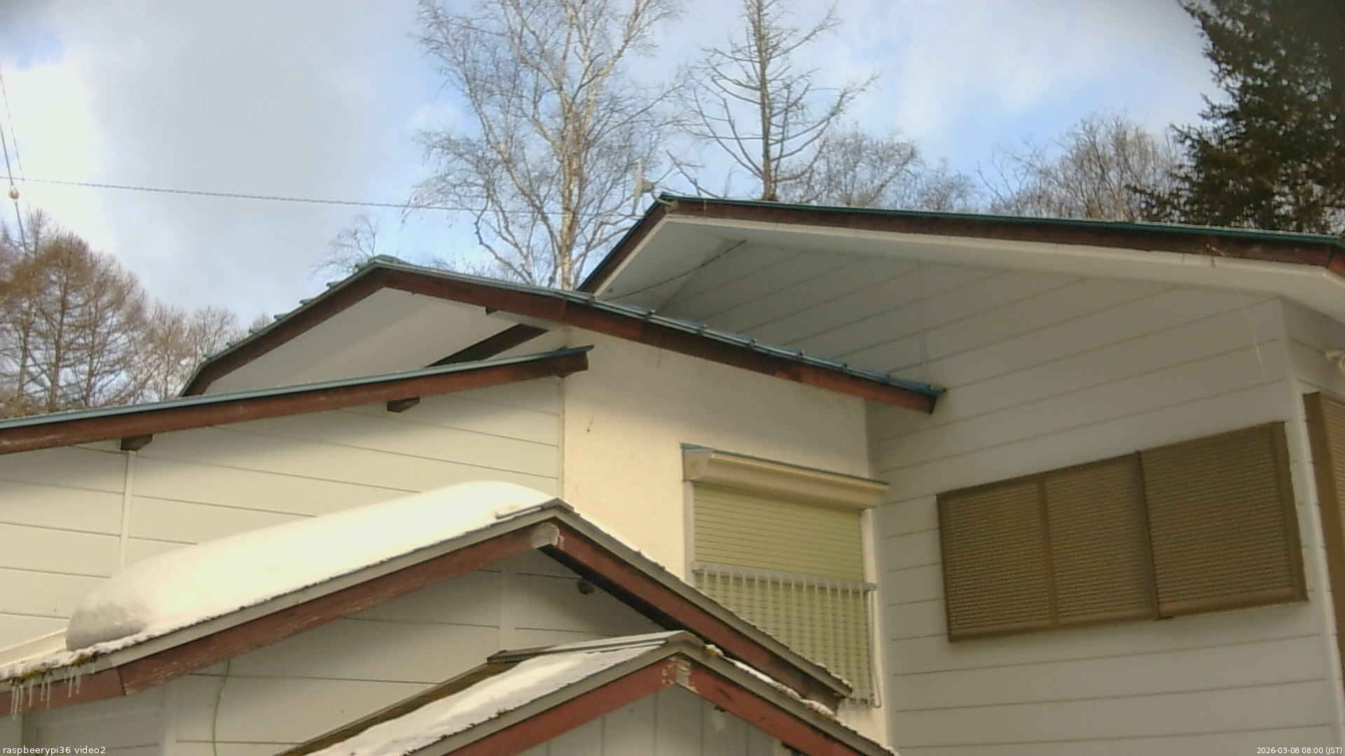 長野県菅平高原 ゆたか山荘 駐車場奥 2026/03/08 08:00