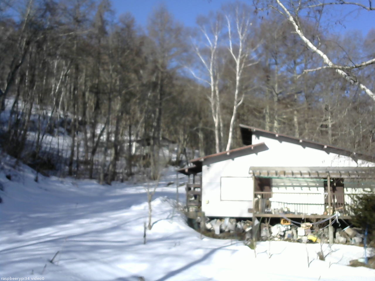 長野県菅平高原 ゆたか山荘 西側(坂上) 2026/03/09 08:00