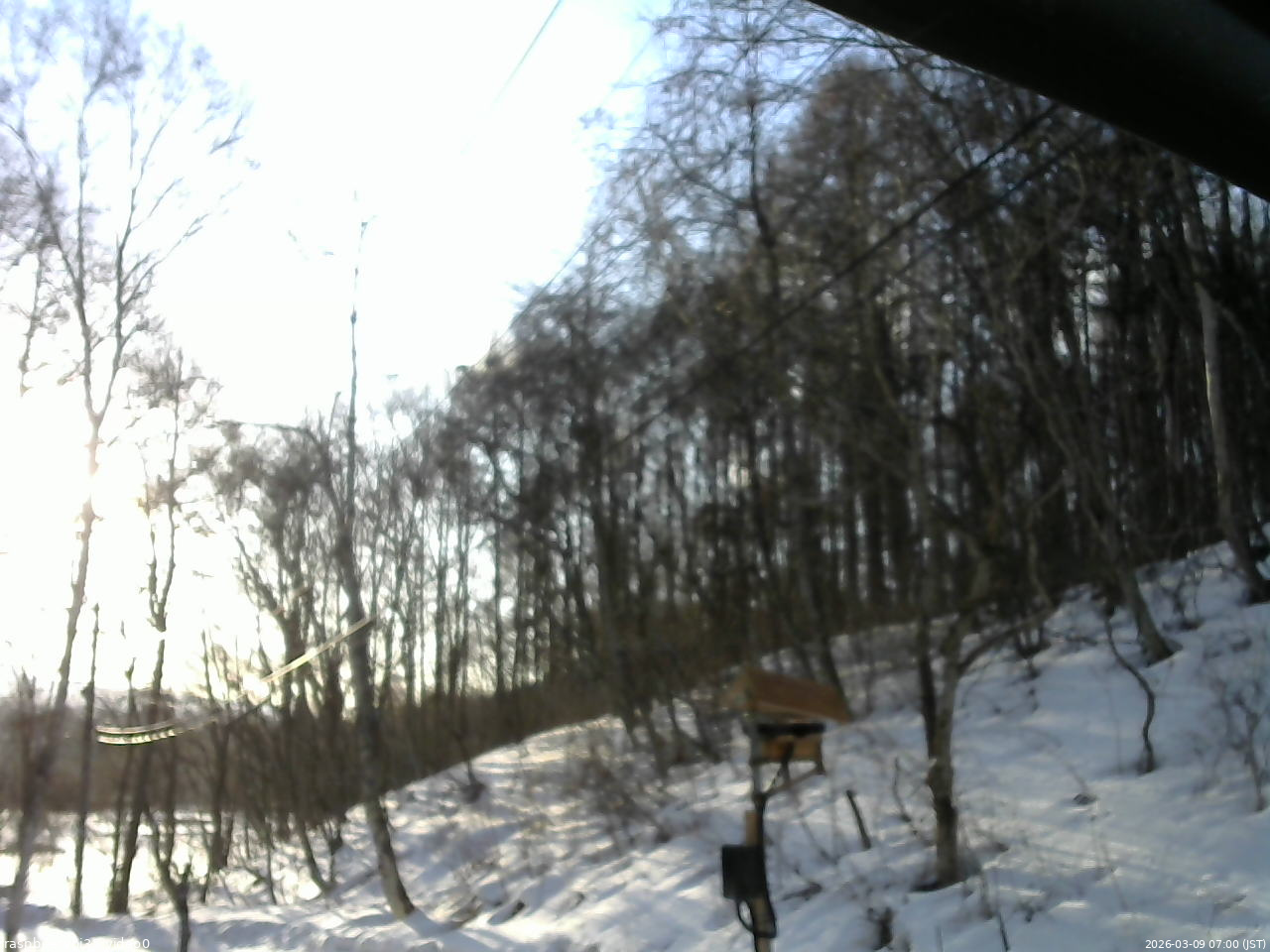 長野県菅平高原 ゆたか山荘 温度計 2026/03/09 07:00