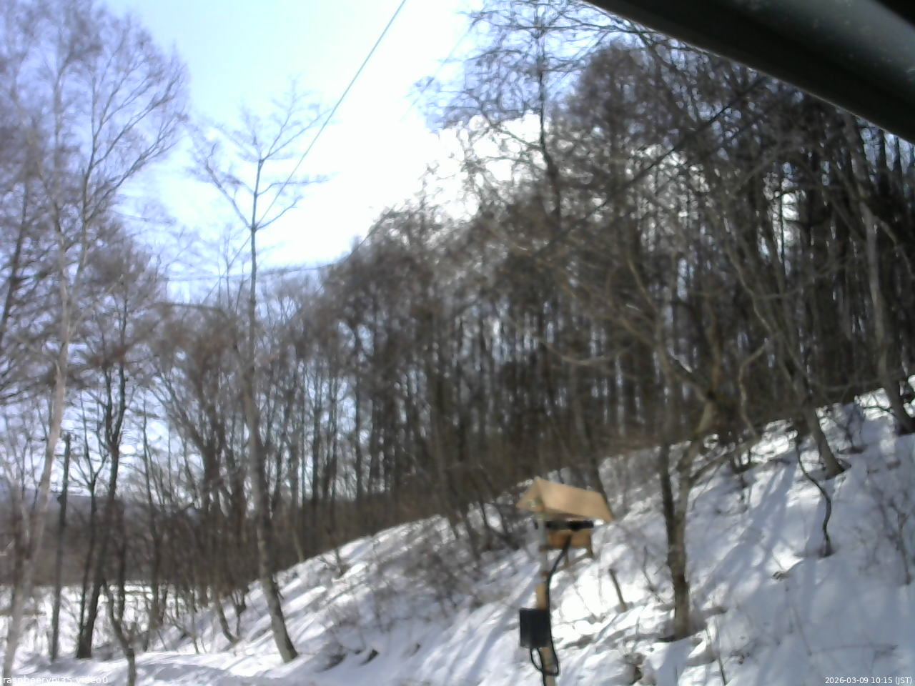 長野県菅平高原 ゆたか山荘 温度計 2026/03/09 10:15