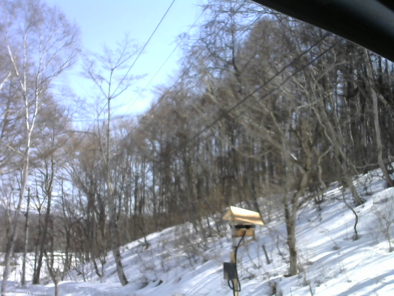 長野県菅平高原 ゆたか山荘 温度計 2026/03/09 13:00