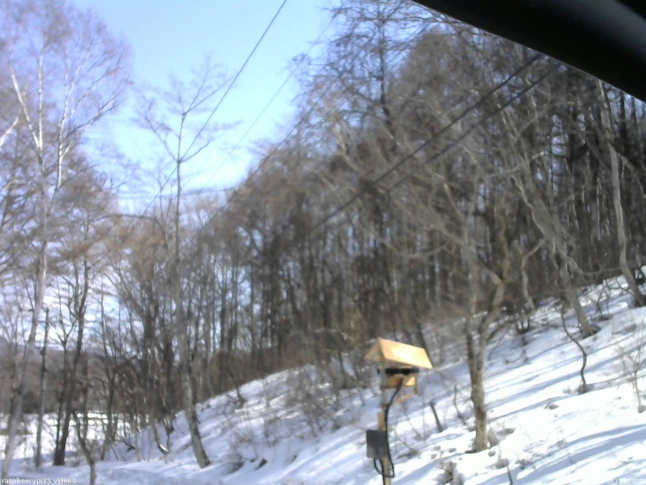 長野県菅平高原 ゆたか山荘 温度計 2026/03/09 13:30