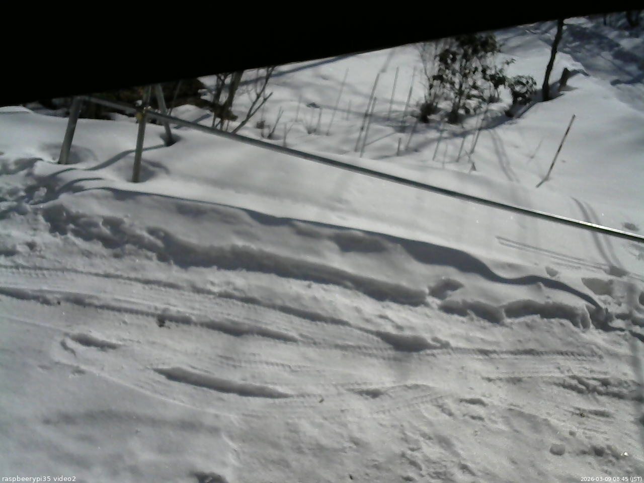 長野県菅平高原 ゆたか山荘 駐車場 2026/03/09 08:45