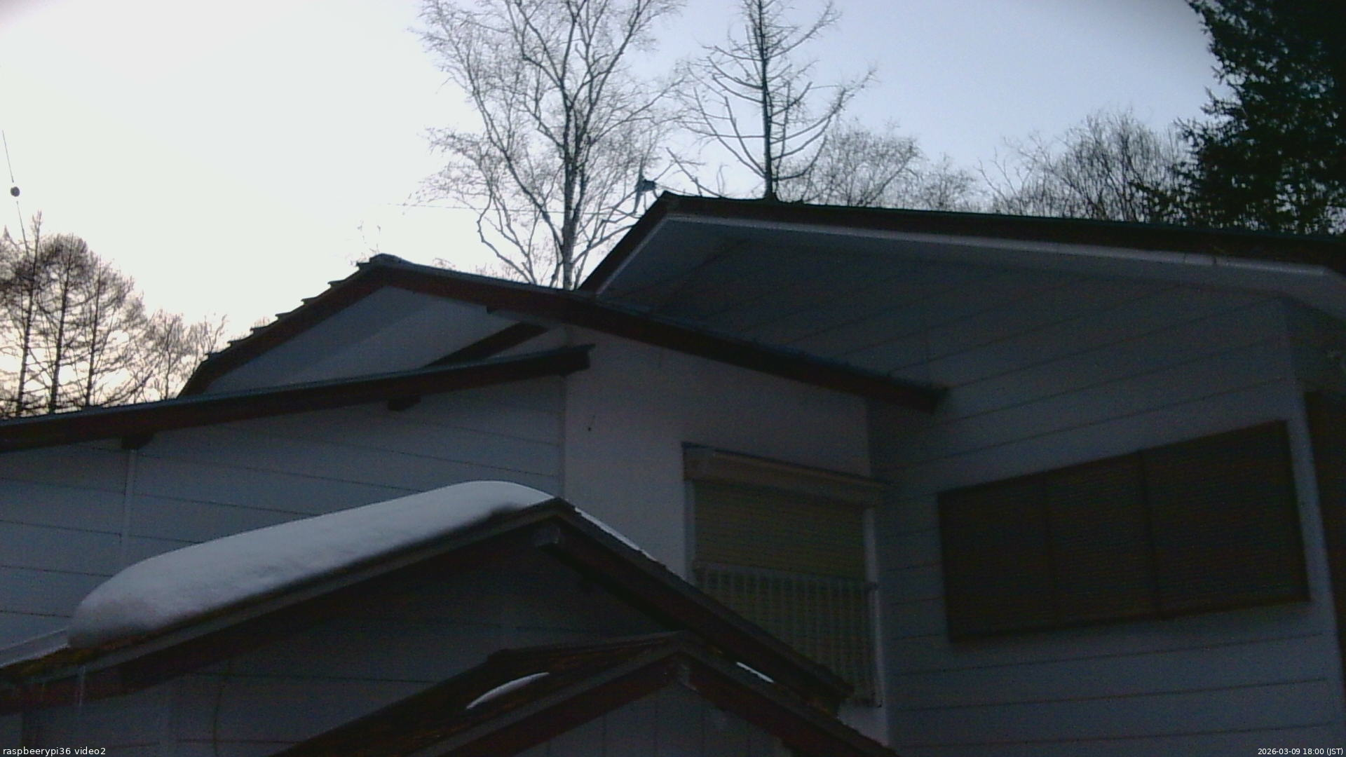 長野県菅平高原 ゆたか山荘 駐車場奥 2026/03/09 18:00