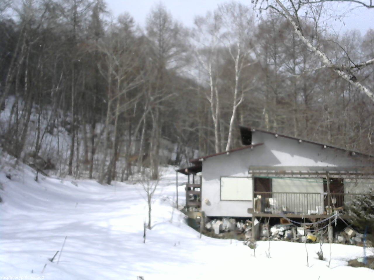 長野県菅平高原 ゆたか山荘 西側(坂上) 2026/03/10 10:15