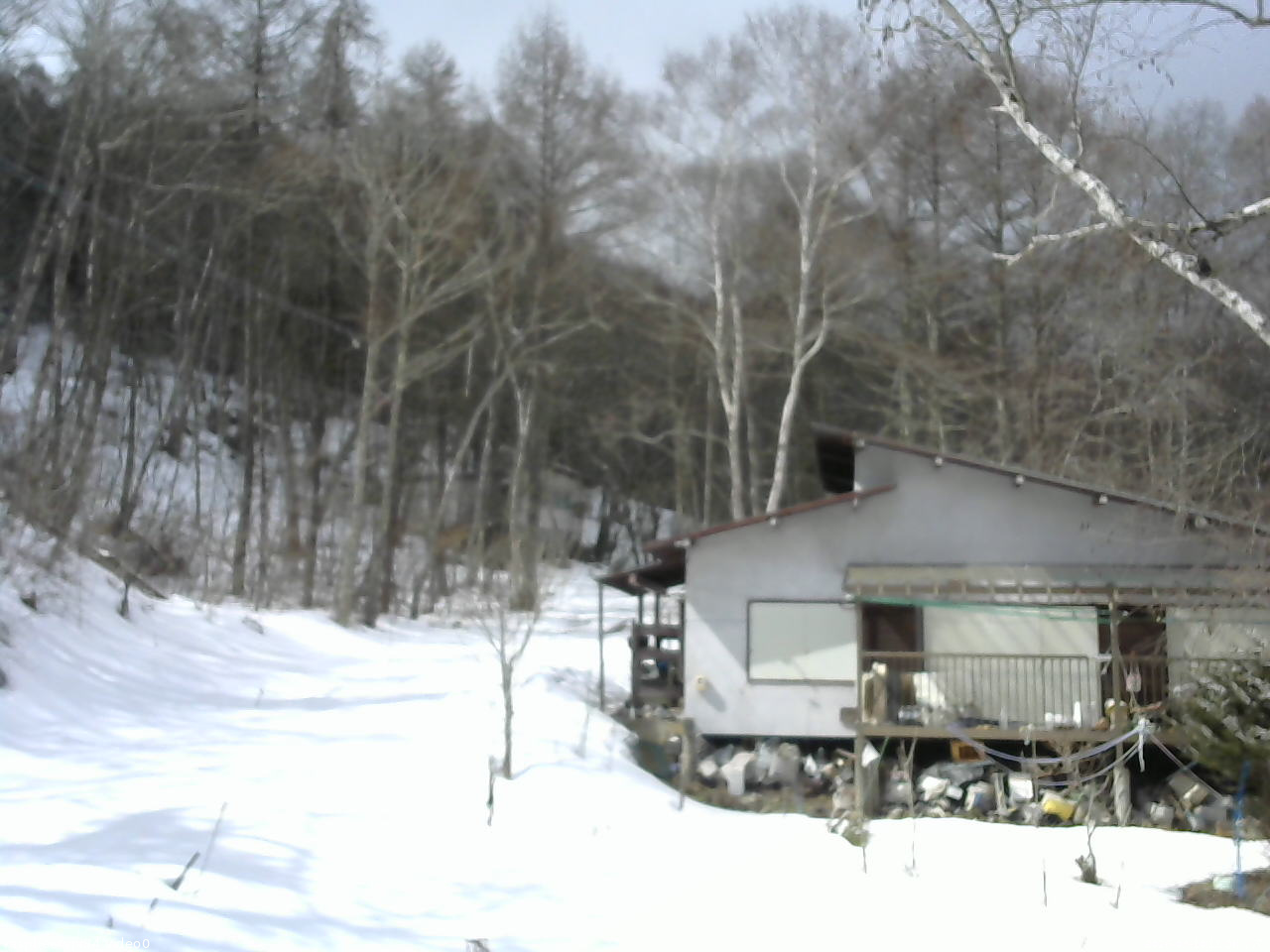 長野県菅平高原 ゆたか山荘 西側(坂上) 2026/03/10 11:00