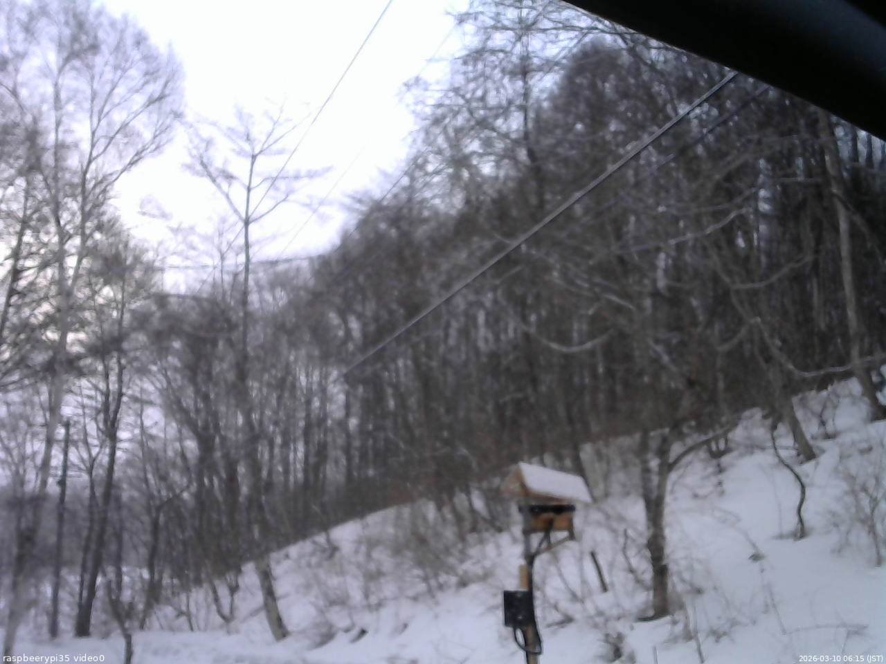 長野県菅平高原 ゆたか山荘 温度計 2026/03/10 06:15