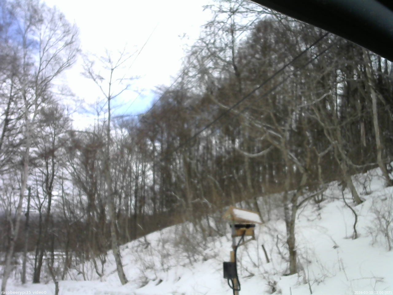 長野県菅平高原 ゆたか山荘 温度計 2026/03/10 12:00