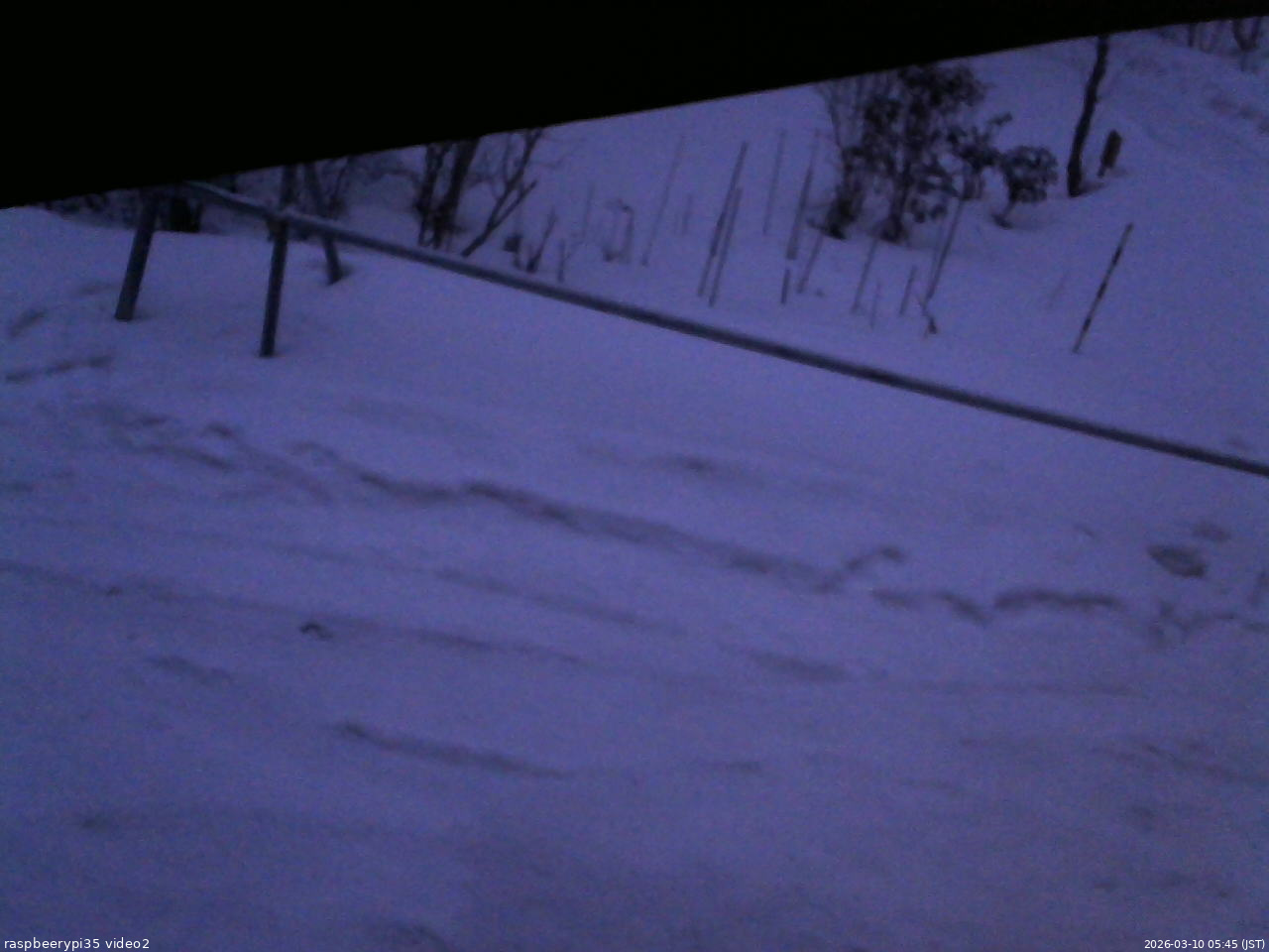 長野県菅平高原 ゆたか山荘 駐車場 2026/03/10 05:45