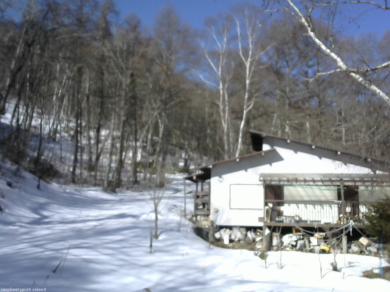 長野県菅平高原 ゆたか山荘 西側(坂上) 2026/03/11 09:00