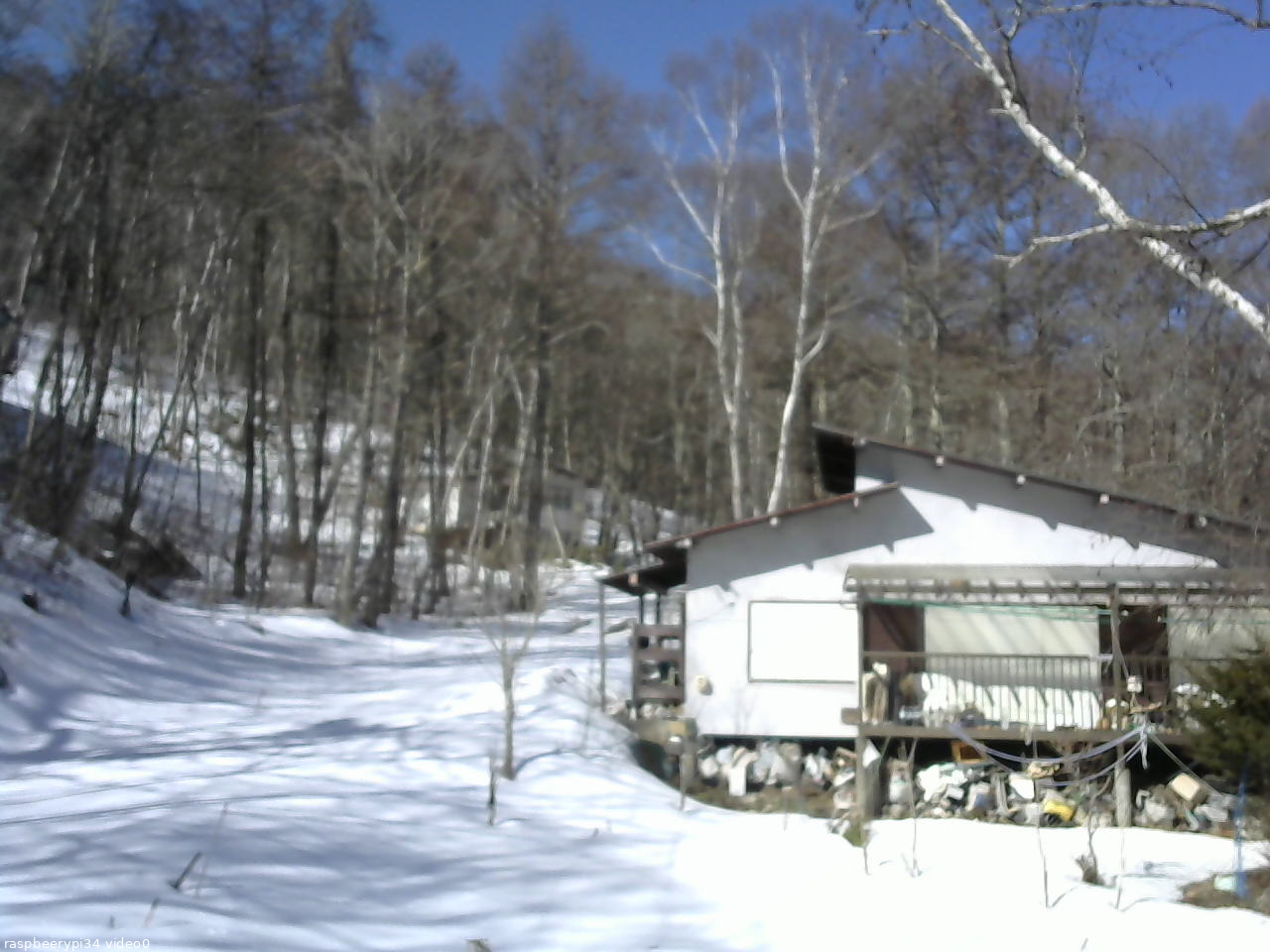 長野県菅平高原 ゆたか山荘 西側(坂上) 2026/03/11 09:30