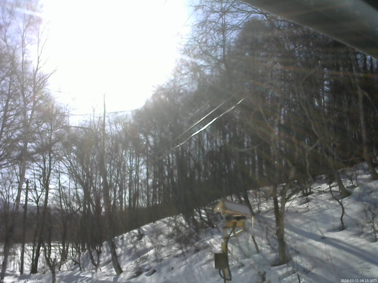 長野県菅平高原 ゆたか山荘 温度計 2026/03/11 08:15