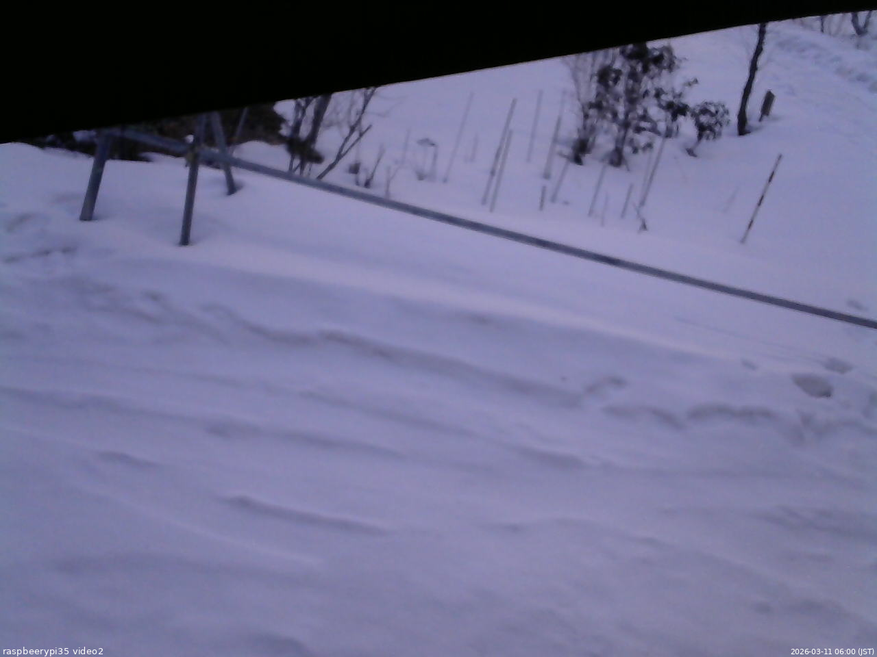長野県菅平高原 ゆたか山荘 駐車場 2026/03/11 06:00