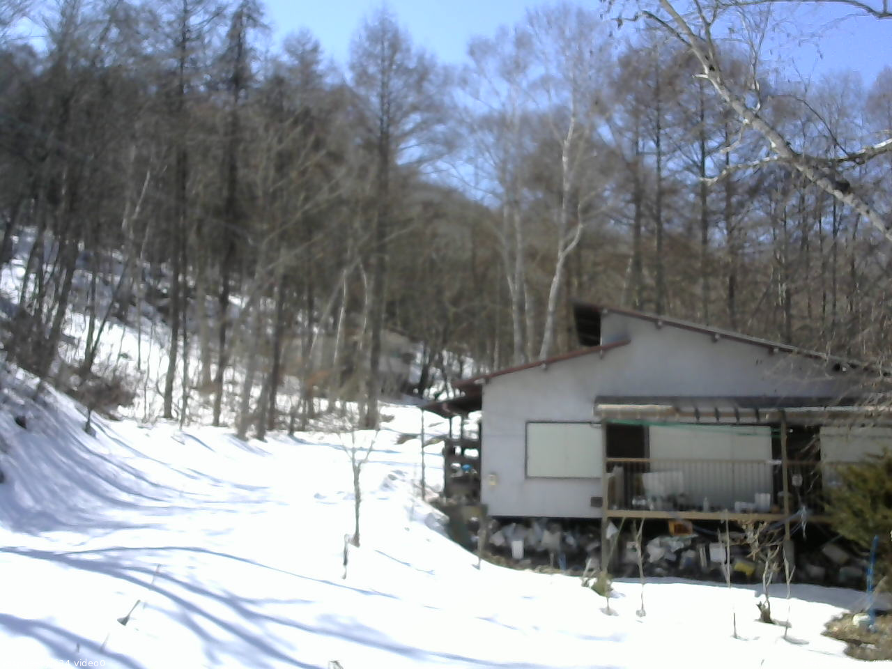長野県菅平高原 ゆたか山荘 西側(坂上) 2026/03/12 13:15