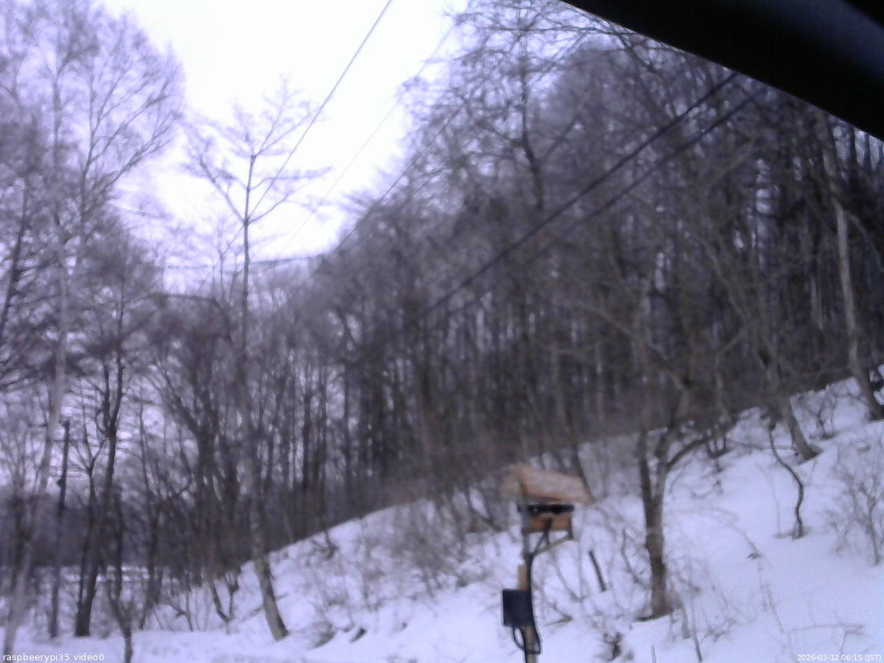 長野県菅平高原 ゆたか山荘 温度計 2026/03/12 06:15
