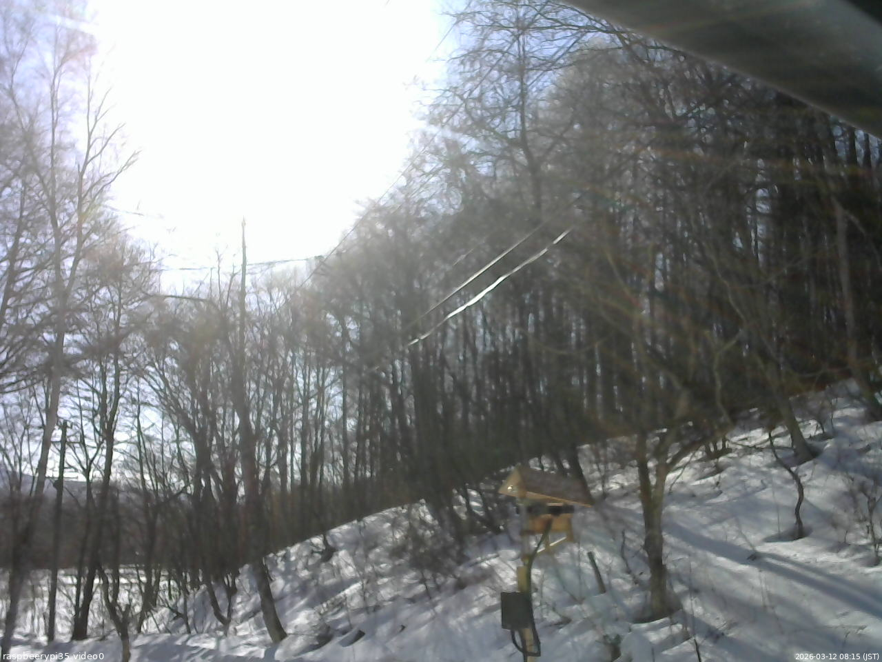 長野県菅平高原 ゆたか山荘 温度計 2026/03/12 08:15