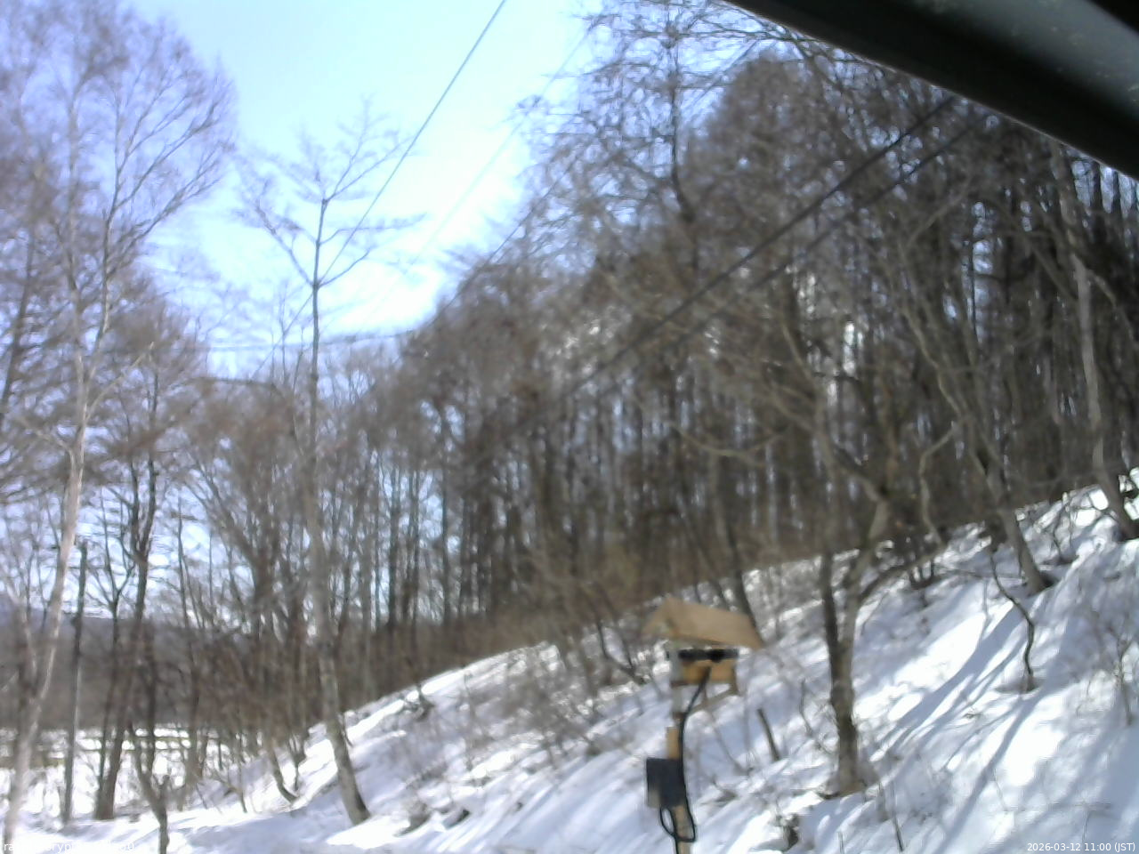 長野県菅平高原 ゆたか山荘 温度計 2026/03/12 11:00