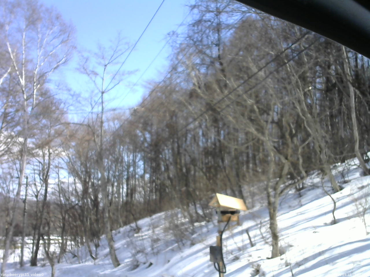 長野県菅平高原 ゆたか山荘 温度計 2026/03/12 13:30