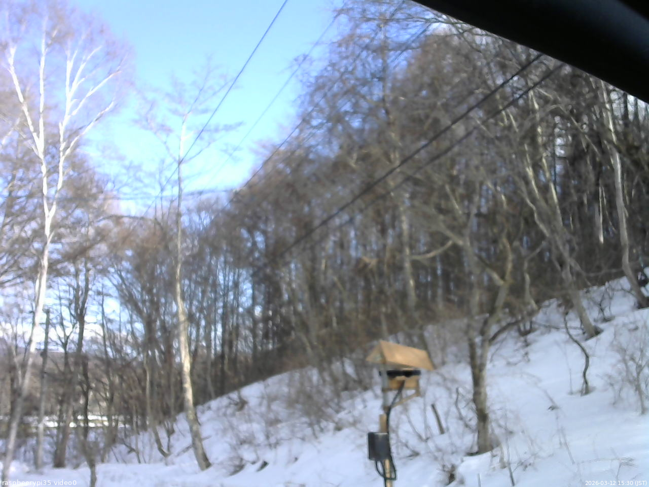 長野県菅平高原 ゆたか山荘 温度計 2026/03/12 15:30