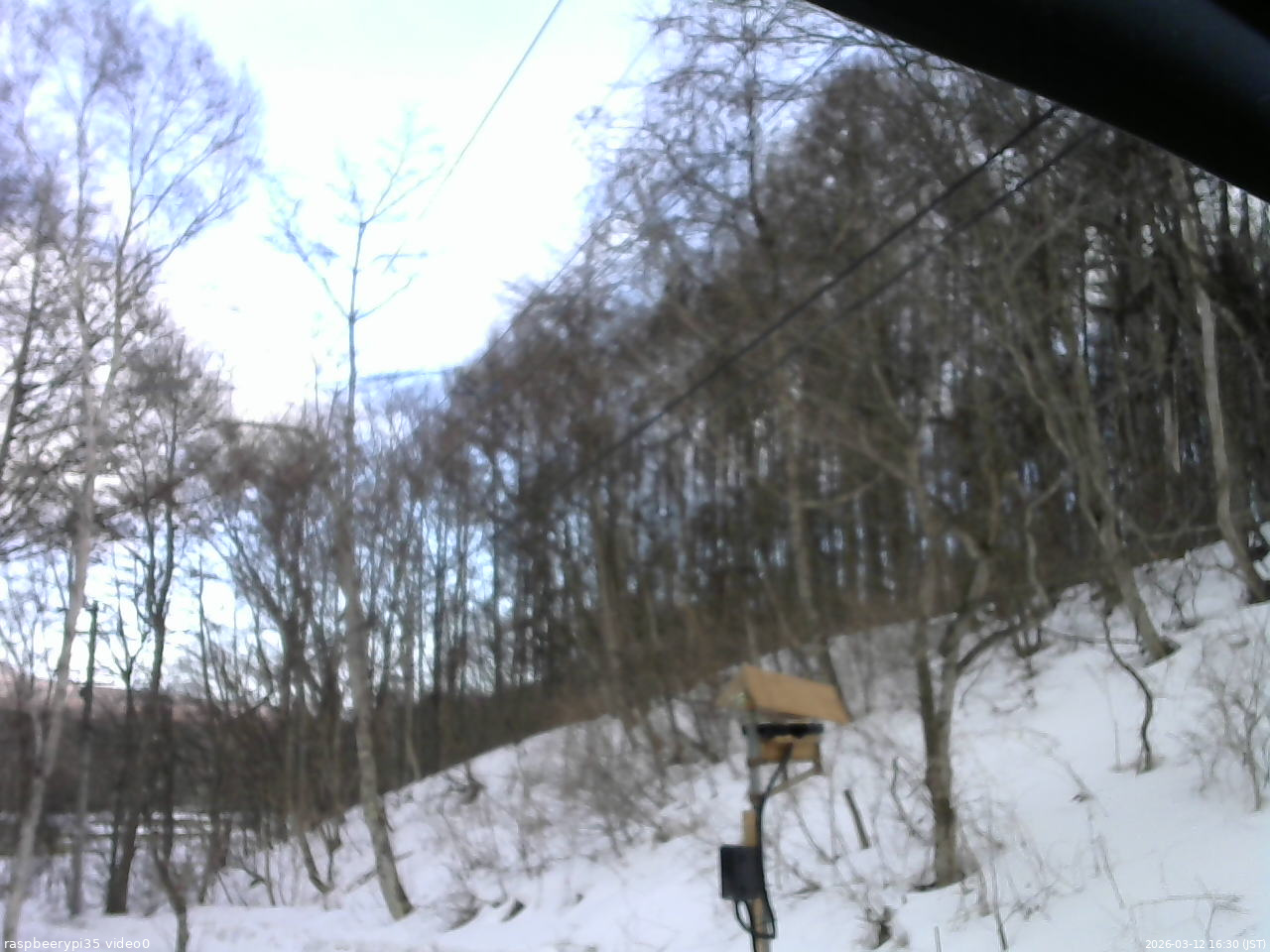 長野県菅平高原 ゆたか山荘 温度計 2026/03/12 16:30