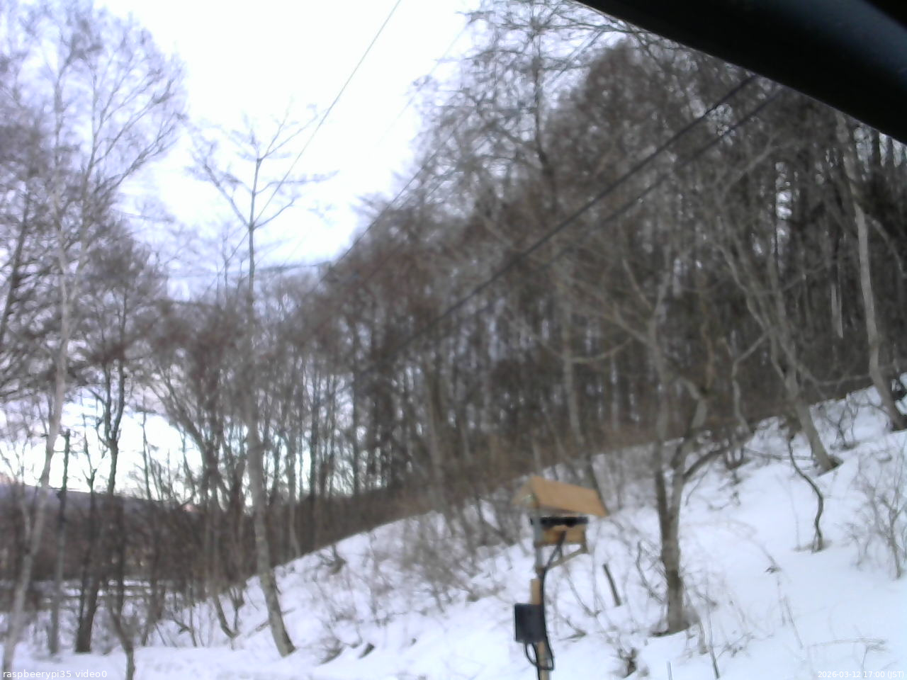 長野県菅平高原 ゆたか山荘 温度計 2026/03/12 17:00
