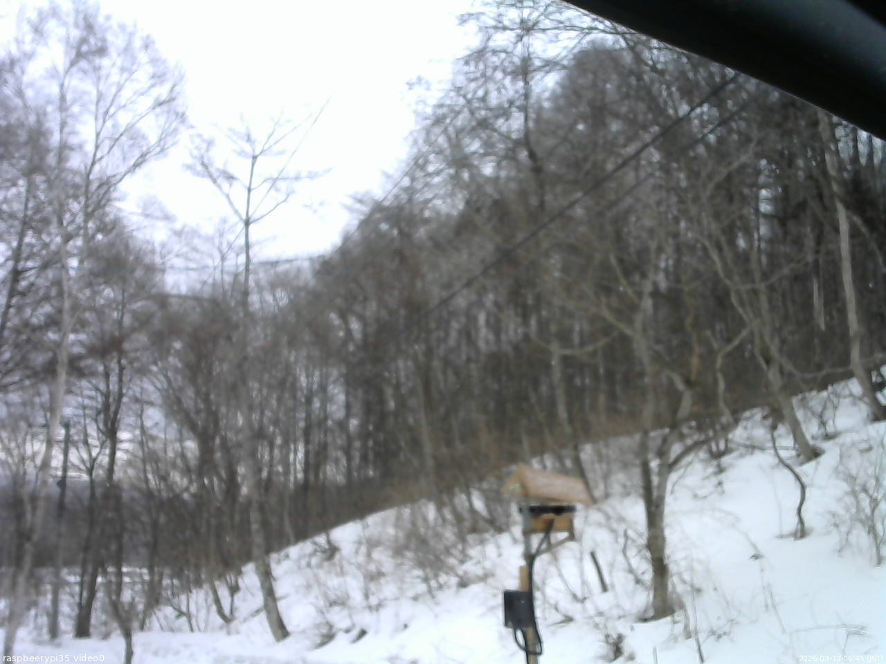 長野県菅平高原 ゆたか山荘 温度計 2026/03/13 06:45