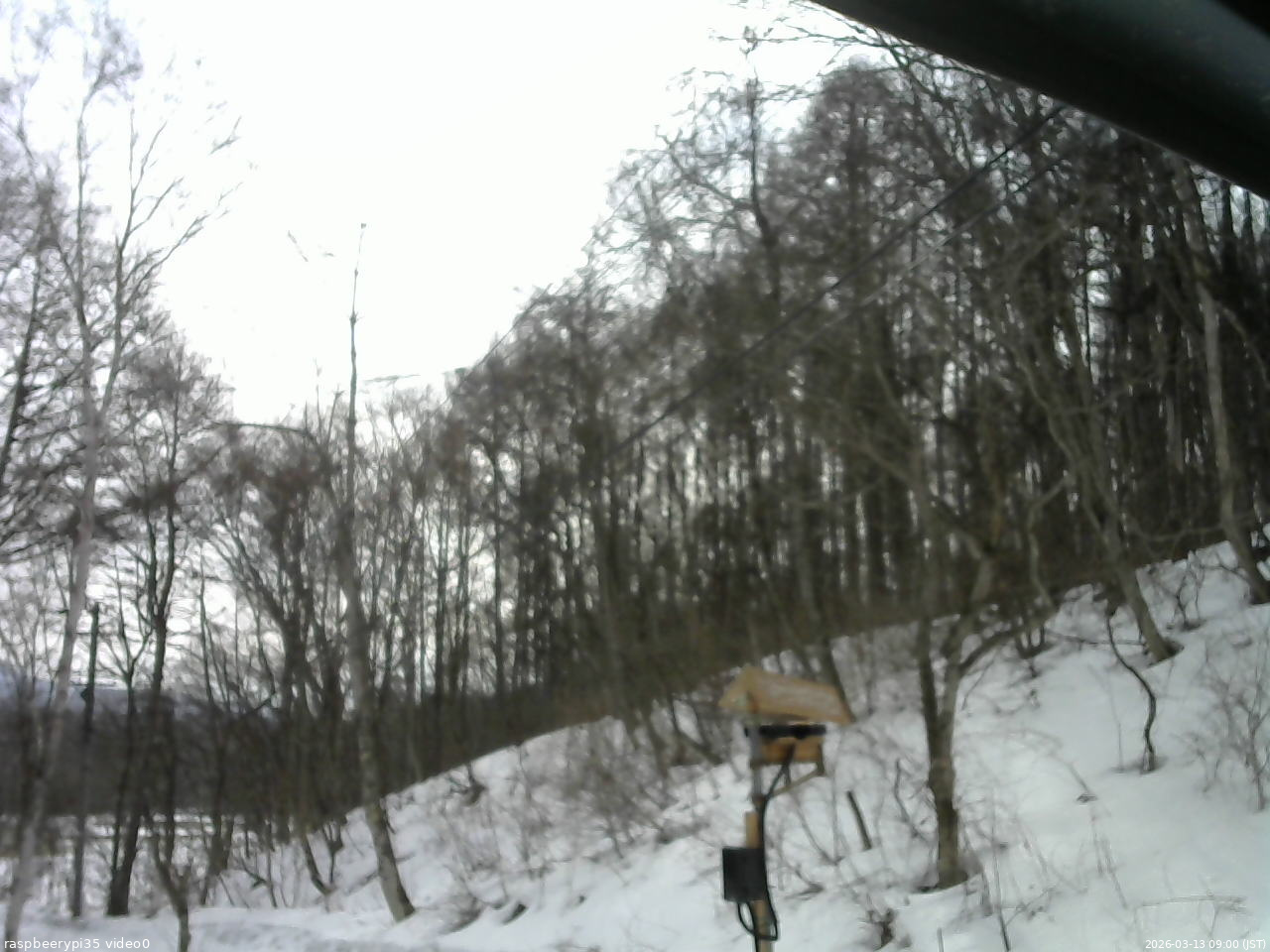 長野県菅平高原 ゆたか山荘 温度計 2026/03/13 09:00