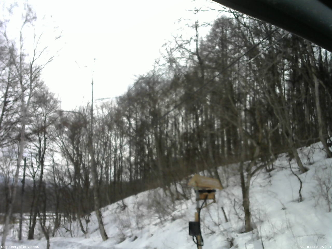 長野県菅平高原 ゆたか山荘 温度計 2026/03/13 09:15