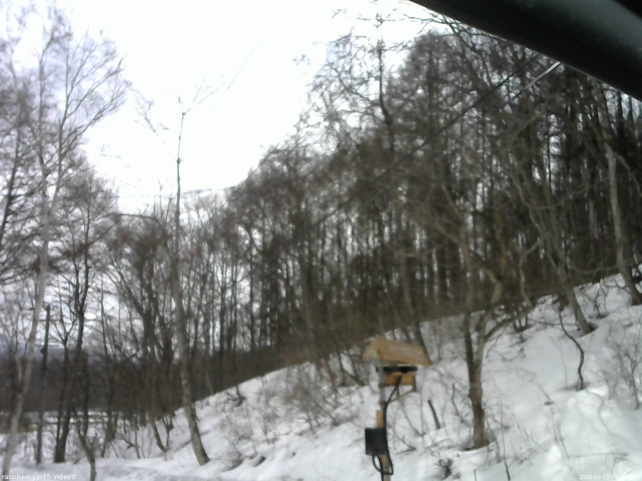 長野県菅平高原 ゆたか山荘 温度計 2026/03/13 09:30