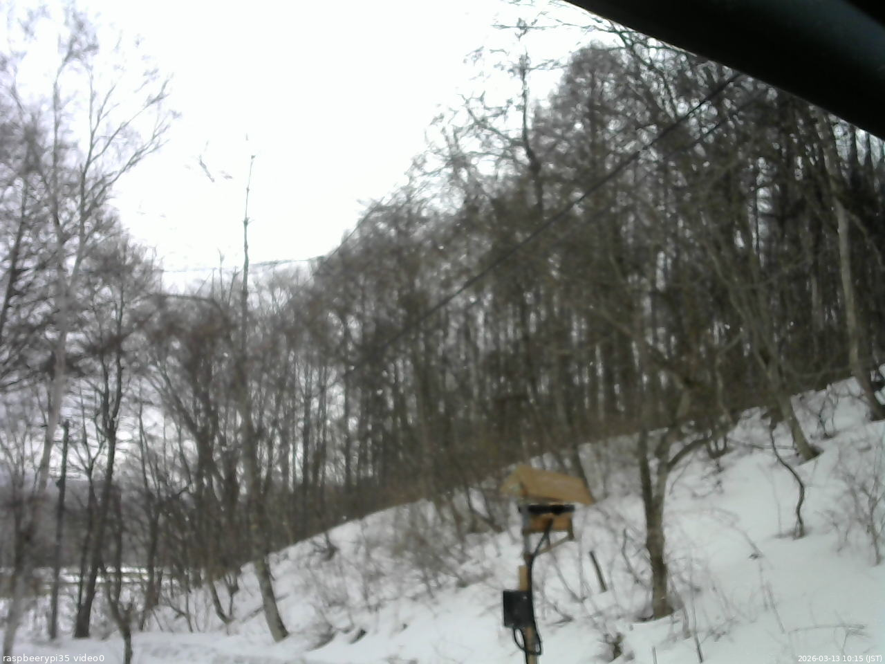 長野県菅平高原 ゆたか山荘 温度計 2026/03/13 10:15