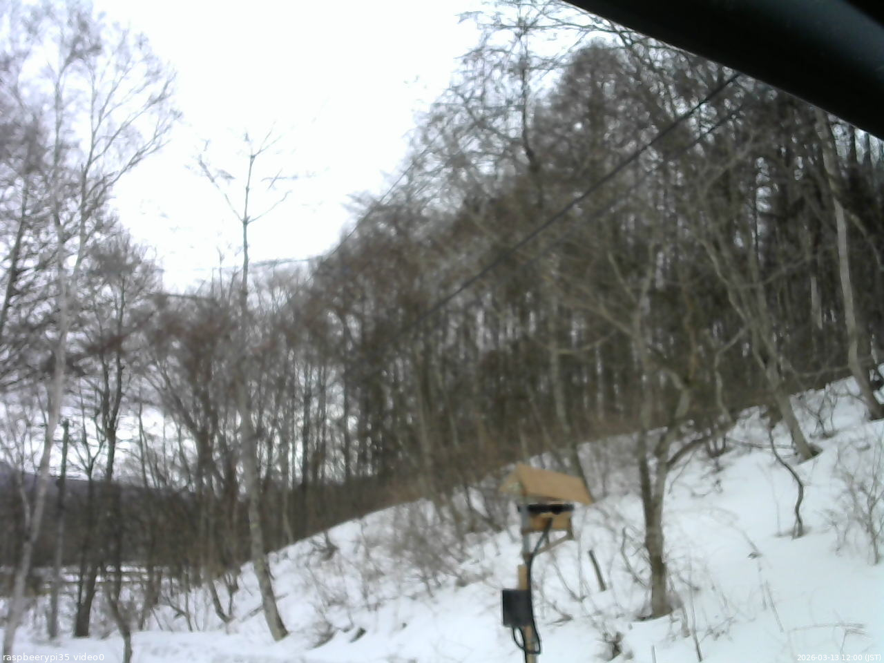 長野県菅平高原 ゆたか山荘 温度計 2026/03/13 12:00