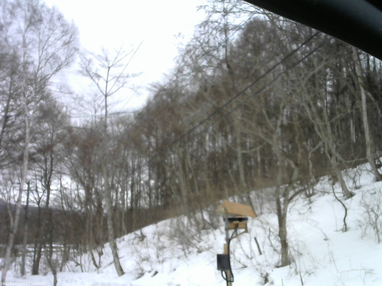 長野県菅平高原 ゆたか山荘 温度計 2026/03/13 12:15