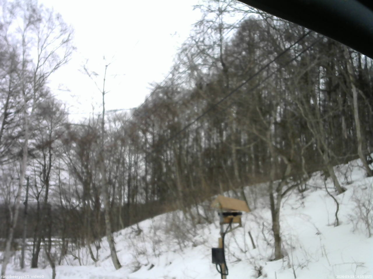 長野県菅平高原 ゆたか山荘 温度計 2026/03/13 14:15