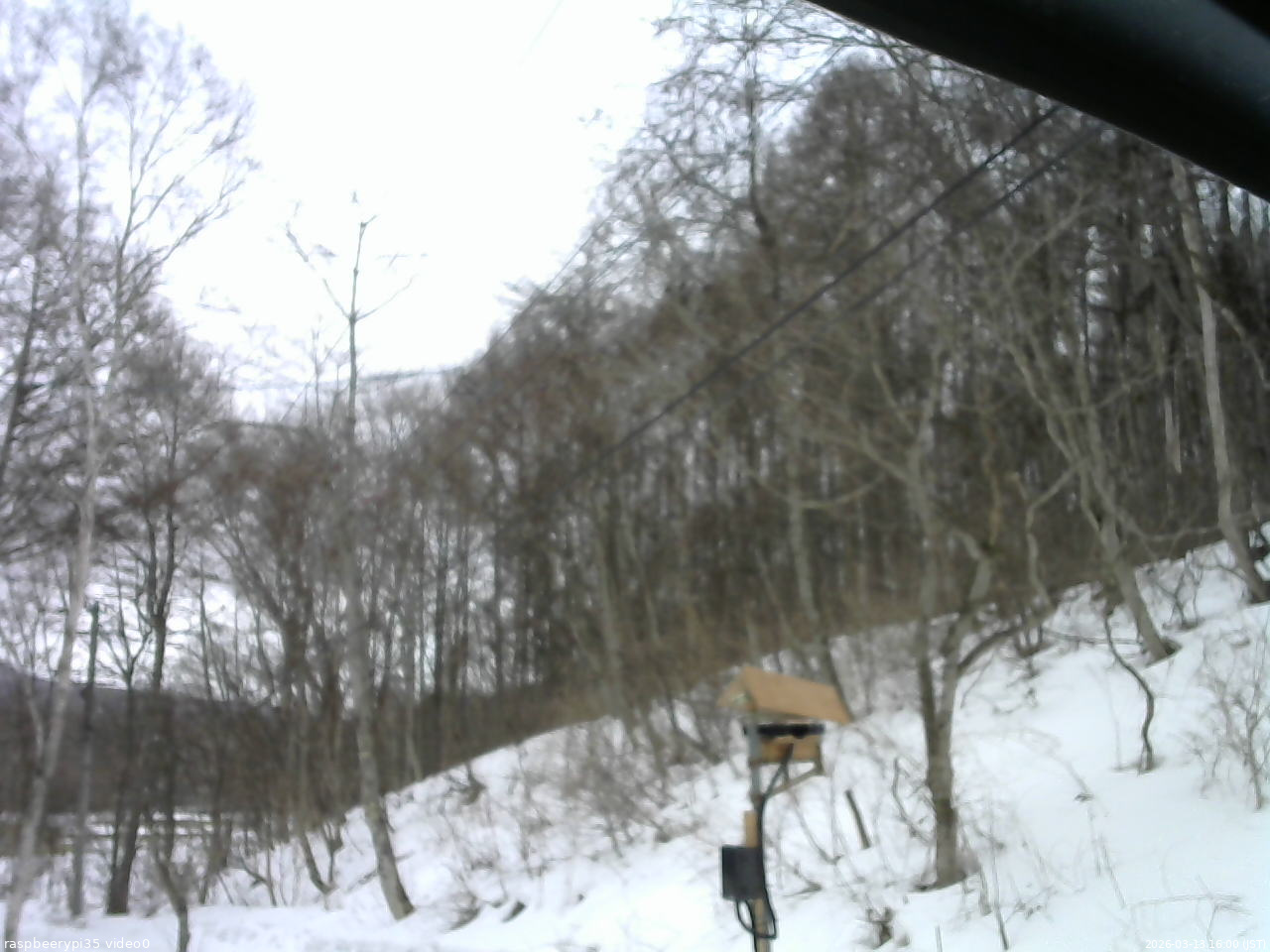 長野県菅平高原 ゆたか山荘 温度計 2026/03/13 16:00