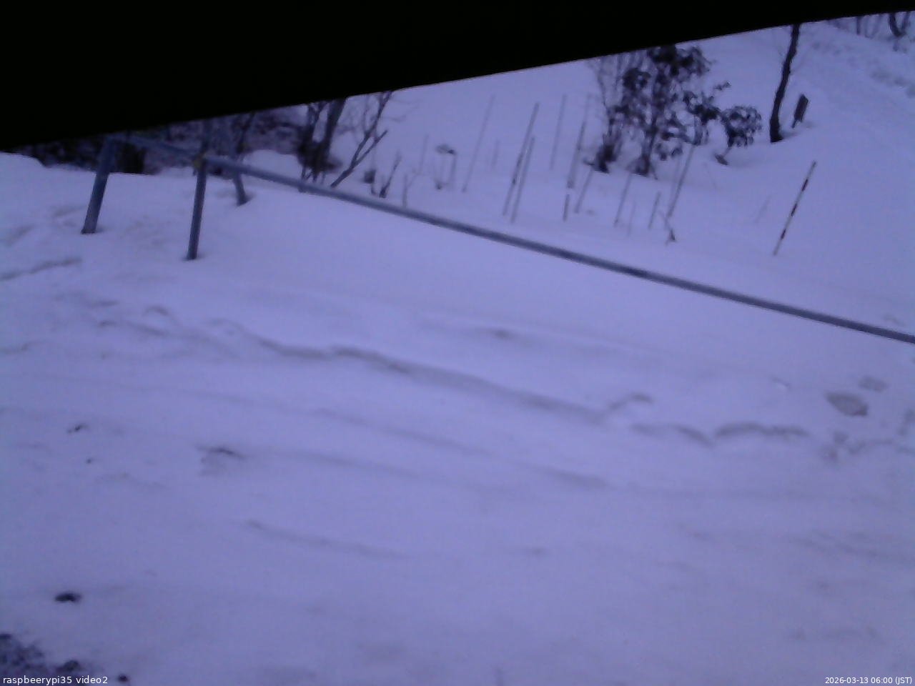長野県菅平高原 ゆたか山荘 駐車場 2026/03/13 06:00
