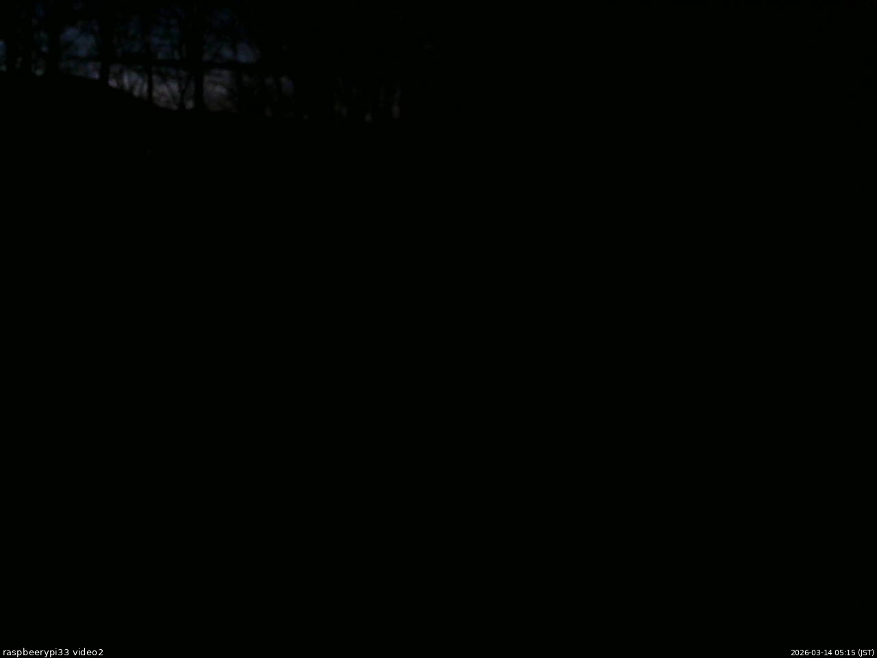 長野県菅平高原 ゆたか山荘 南側 2026/03/14 05:15