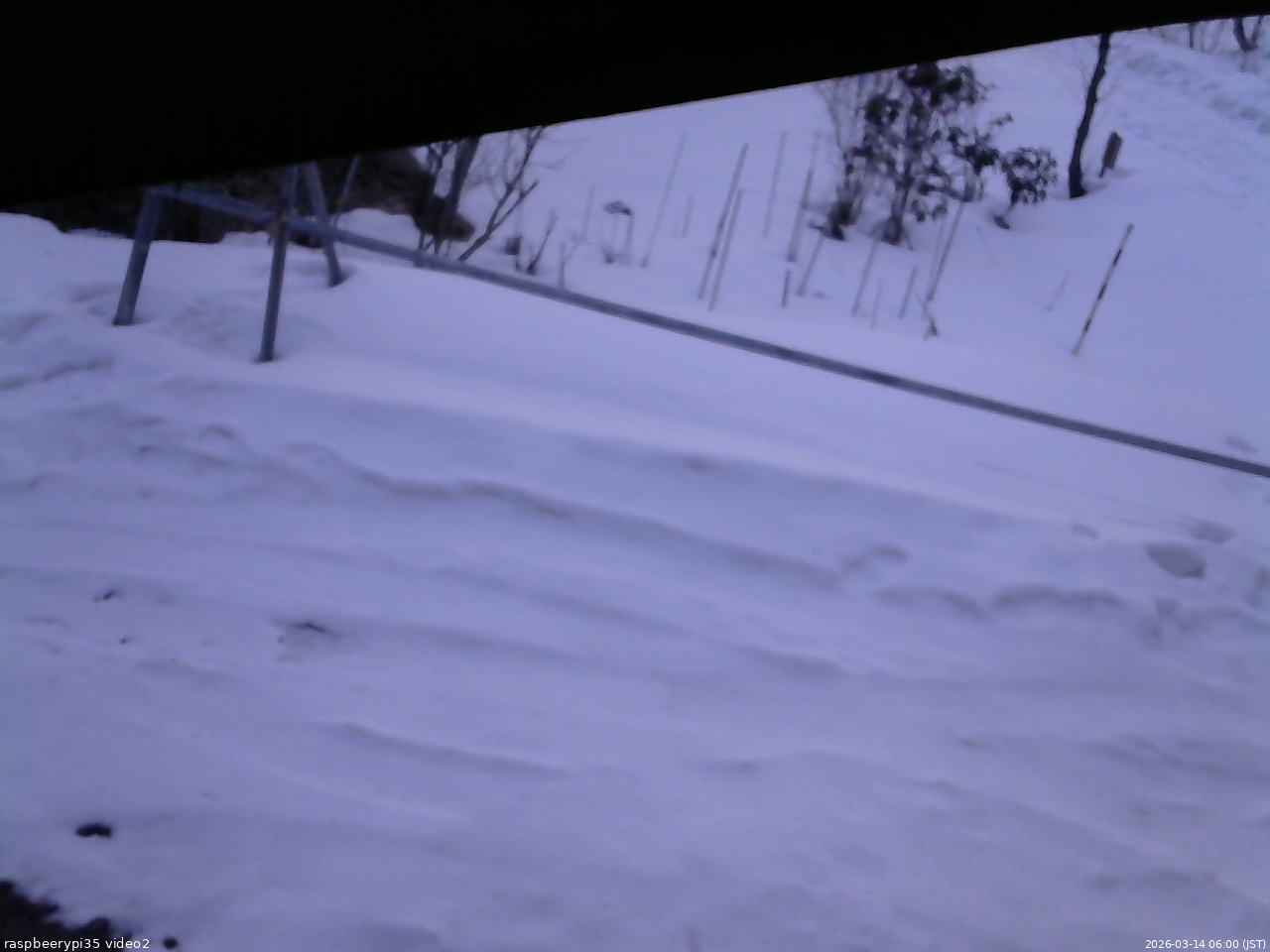 長野県菅平高原 ゆたか山荘 駐車場 2026/03/14 06:00