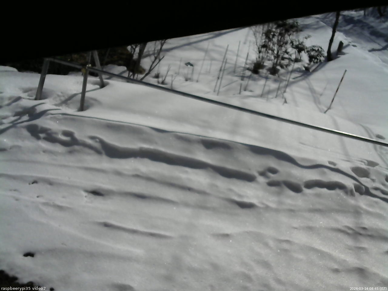長野県菅平高原 ゆたか山荘 駐車場 2026/03/14 08:45