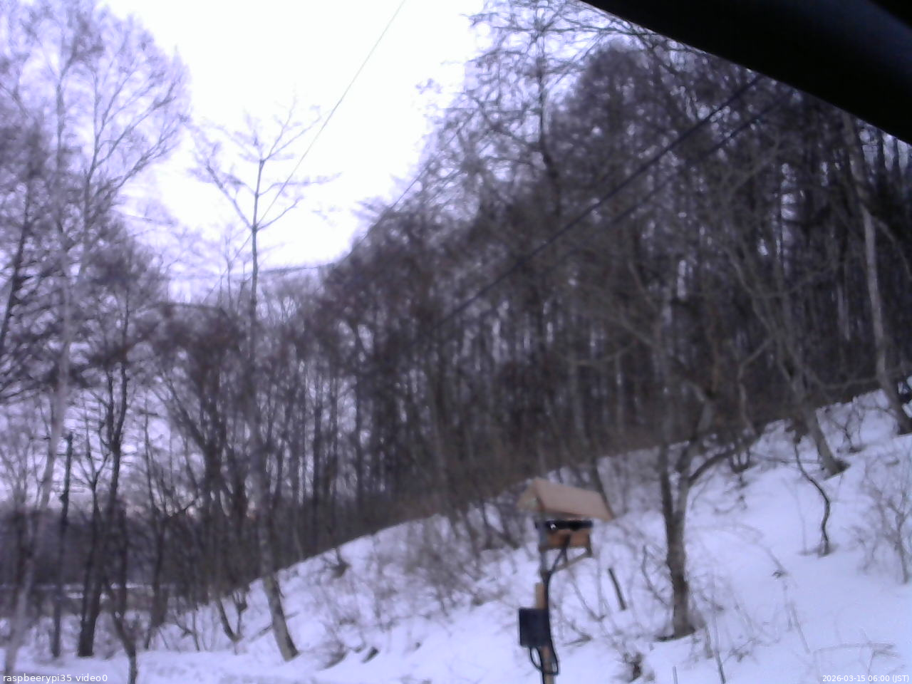 長野県菅平高原 ゆたか山荘 温度計 2026/03/15 06:00