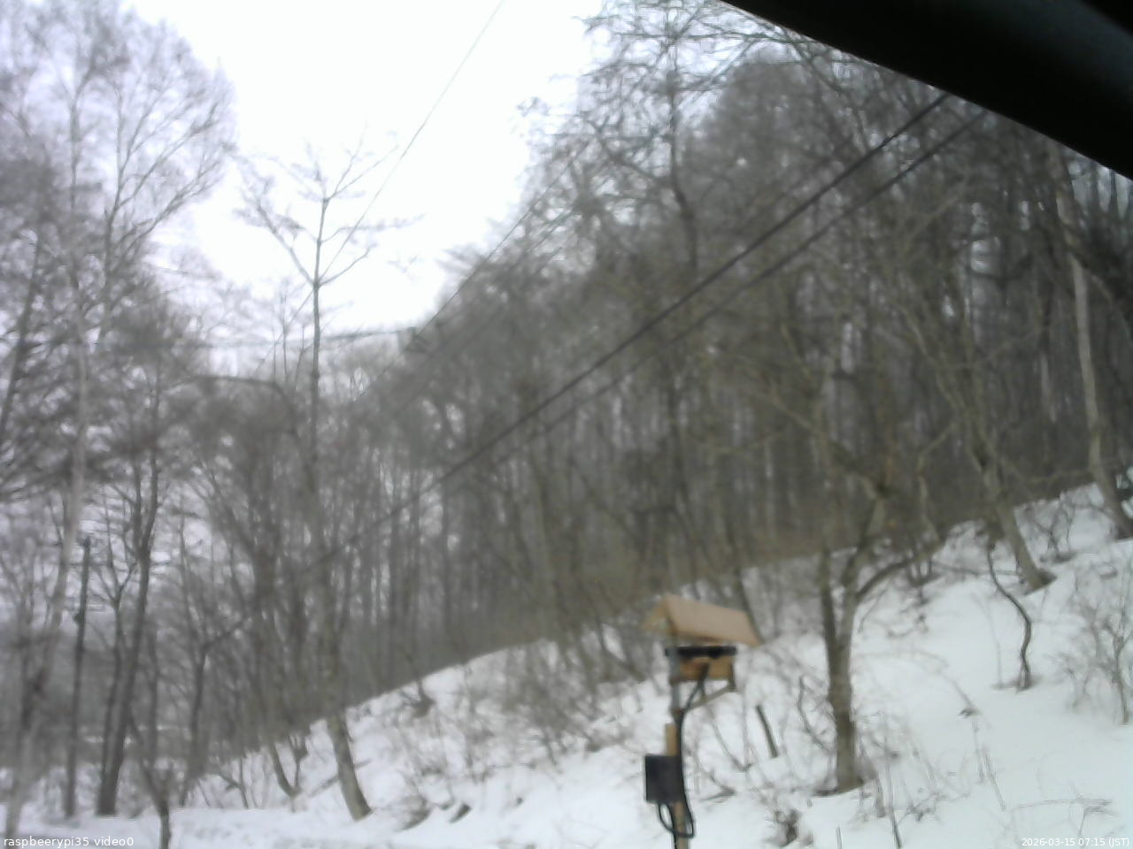 長野県菅平高原 ゆたか山荘 温度計 2026/03/15 07:15