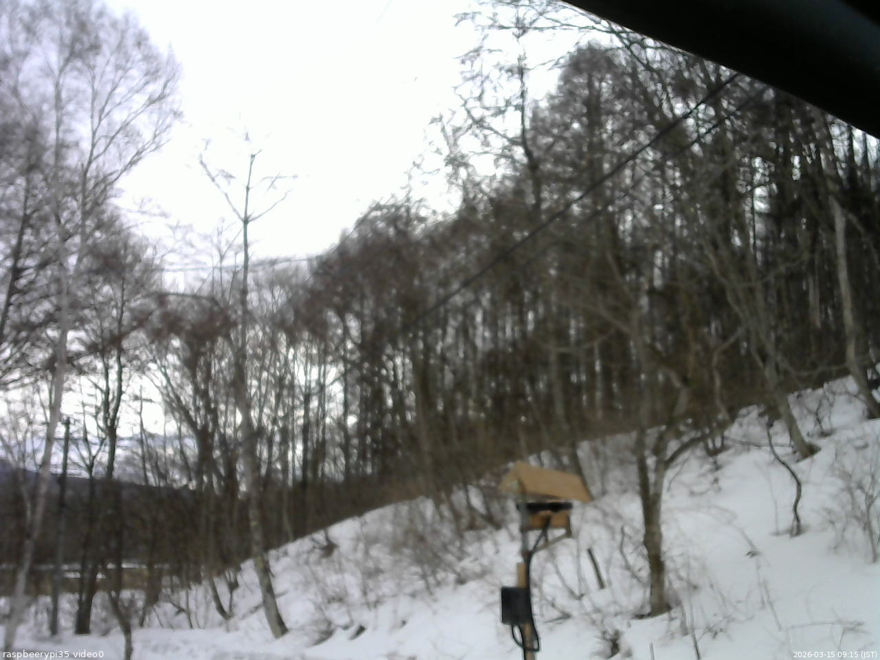 長野県菅平高原 ゆたか山荘 温度計 2026/03/15 09:15