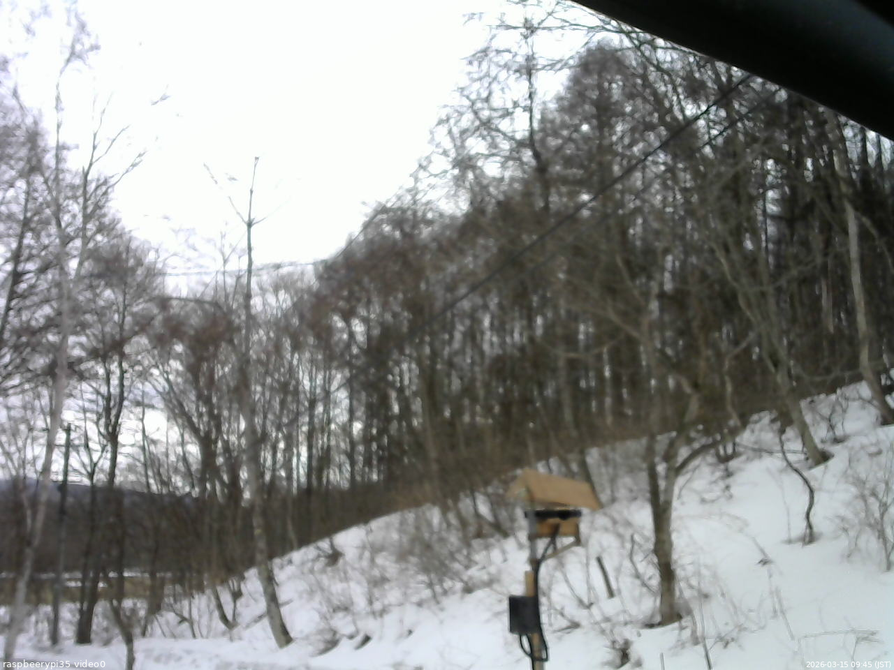 長野県菅平高原 ゆたか山荘 温度計 2026/03/15 09:45
