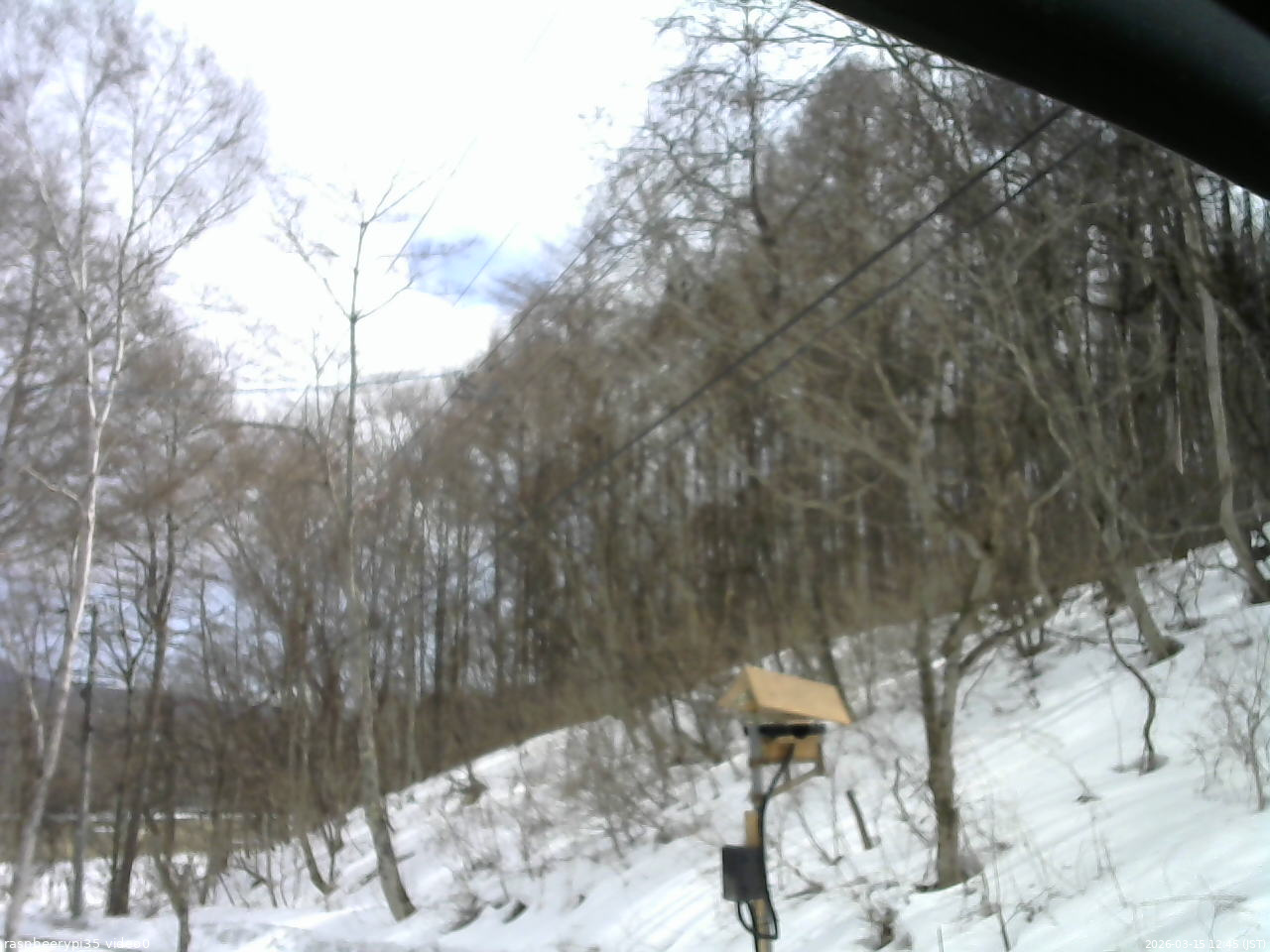 長野県菅平高原 ゆたか山荘 温度計 2026/03/15 12:45