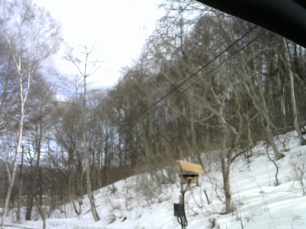 長野県菅平高原 ゆたか山荘 温度計 2026/03/15 14:45