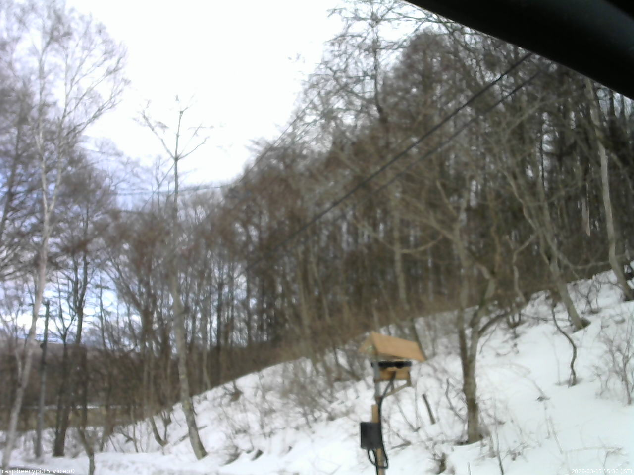 長野県菅平高原 ゆたか山荘 温度計 2026/03/15 15:30
