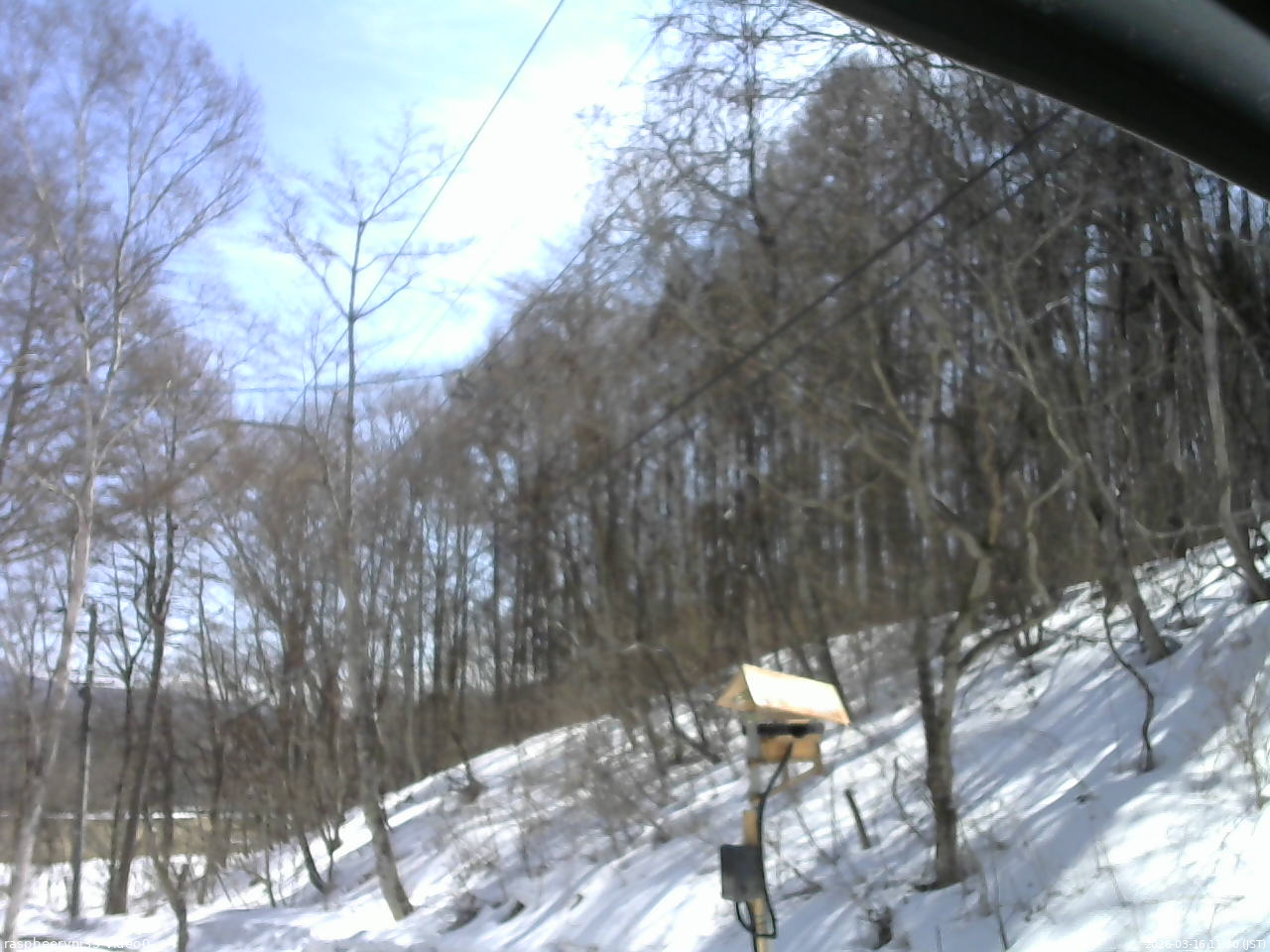 長野県菅平高原 ゆたか山荘 温度計 2026/03/16 11:30