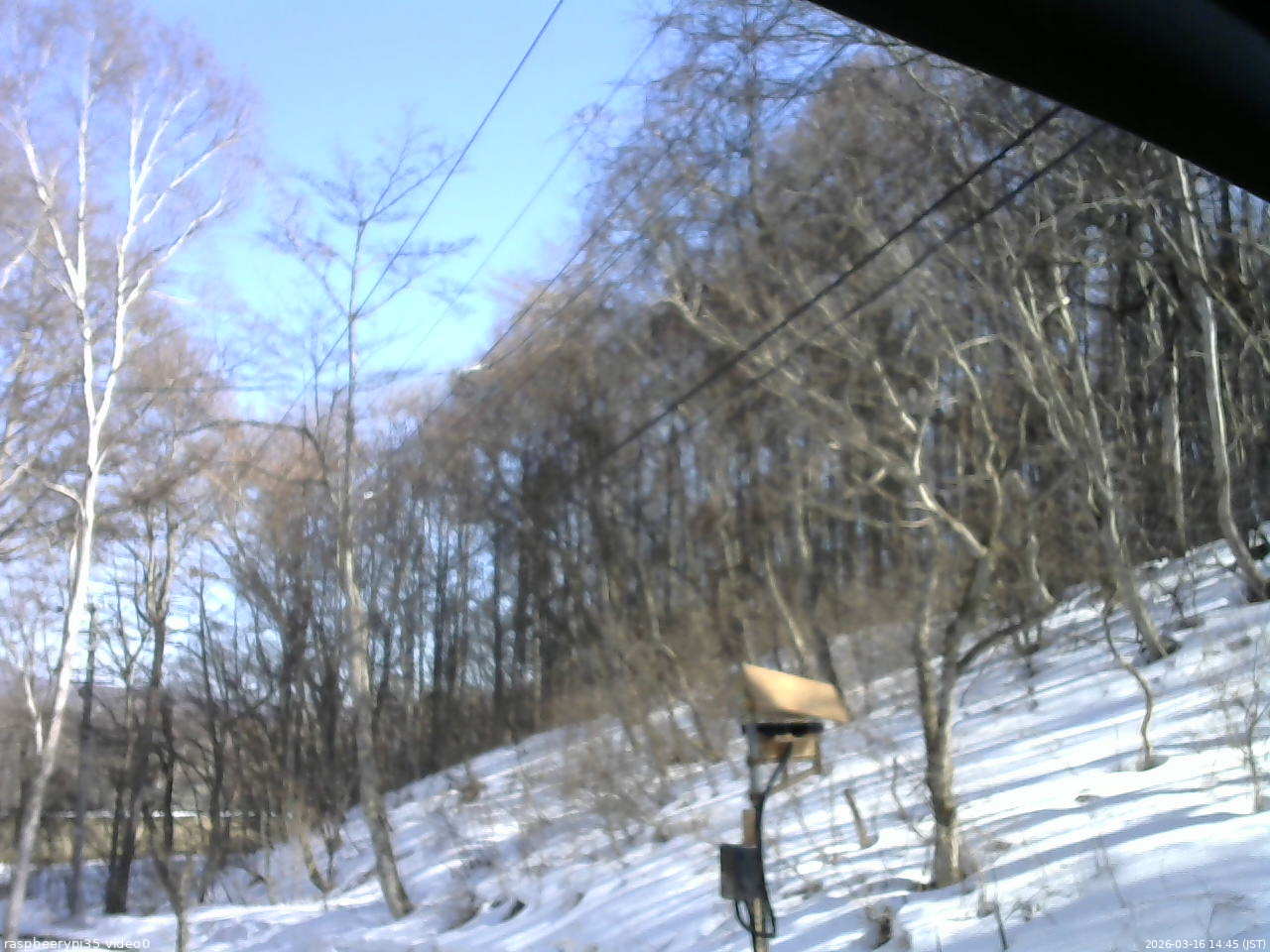 長野県菅平高原 ゆたか山荘 温度計 2026/03/16 14:45