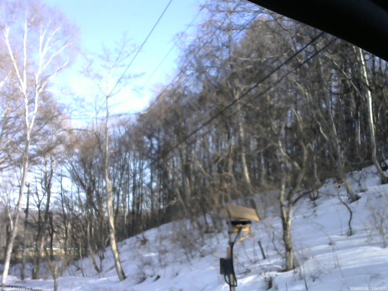長野県菅平高原 ゆたか山荘 温度計 2026/03/16 15:30